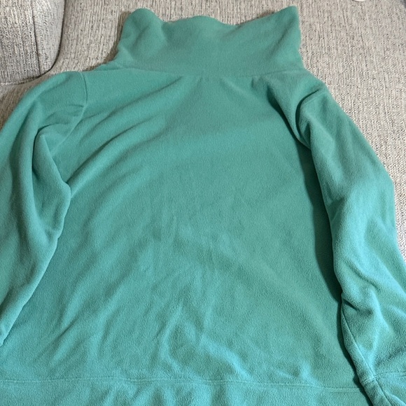 Talbots Fleece Turtleneck Neck Pullover Turquoise Plus Size 2X Cozy Winter Top - Picture 5 of 13
